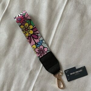 Wristlet Floral Keychain Strap - Pink Multicolor Flowers absolutely gorgeous 🤩